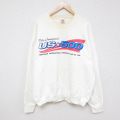 フルーツオブザルーム 00s 長袖スウェット ミシガン ホワイト XL | 古着