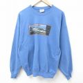 ヘインズ 00s 長袖スウェット ペンシルベニア ブルー XL | 古着