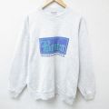 L★古着 オニータ ONEITA 長袖 スウェット メンズ 90年代 90s ボストン マサチューセッツ クルーネック USA製 薄グレー 霜降り 24sep10 中古 スエット トレーナー トップス