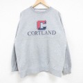 コートランド 90s 長袖スウェット 霜降り グレー XL | 古着