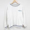 90s 長袖スウェット ボストン ホワイト XL | 古着