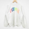 フルーツオブザルーム 90s 長袖スウェット CAZENOVIA ホワイト L | 古着