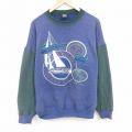 00s 長袖スウェット 帆船 ネイビー XL | 古着