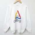フルーツオブザルーム 00s 長袖スウェット claiborne ホワイト L | 古着