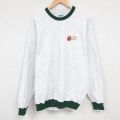 XL★古着 長袖 スウェット メンズ 00年代 00s バスケットボール 大きいサイズ クルーネック USA製 薄グレー 霜降り 24nov11 中古 スエット トレーナー トップス