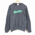 XL★古着 ウィルソン 長袖 スウェット メンズ 00年代 00s Goodfair 大きいサイズ クルーネック 濃グレー 霜降り 24nov14 中古 スエット トレーナー トップス