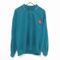 ビューグルボーイ 90s 長袖スウェット 襟付き グリーン XL | 古着