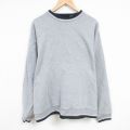 XL★古着 ギャップ GAP 長袖 スウェット メンズ 00年代 00s 無地 大きいサイズ コットン クルーネック グレー 霜降り 24dec26 中古 スエット トレーナー トップス