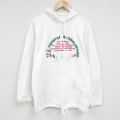 90s 長袖パーカー マラソン ホワイト XL | 古着