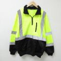 00s ハーフジップスウェット ツートンカラー イエロー XL | 古着