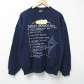 90s 長袖スウェット GRAMPS TOP10 ネイビー XL | 古着
