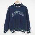 チャンピオン 90s 長袖スウェット ホフストラ ネイビー L | 古着