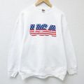 フルーツオブザルーム 00s 長袖スウェット ホワイト XL | 古着