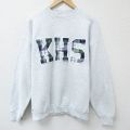 フルーツオブザルーム 00s 長袖スウェット KHS グレー XL | 古着