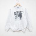 ヘインズ 00s 長袖スウェット ホッケー グレー M | 古着