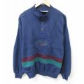90s 長袖スウェット COMPETITION ネイビー L | 古着