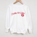 デルタ航空 90s ラグランスウェット ホワイト XL | 古着