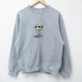 ラッセル 00s 長袖スウェット TRINITY刺繍 グレー M | 古着