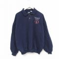 WEK 90s 長袖トップス 消防署 ネイビー XL | 古着