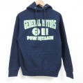 S★古着 長袖 スウェット パーカー メンズ 00年代 00s GENERAL MOTORS USA製 紺 ネイビー 25apr15 中古 スエット トレーナー トップス