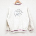 オニータ 90s 長袖スウェット ベースボール ホワイト霜降り M | 古着