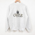 TULTEX 80s 長袖スウェット CASTLE グレー M | 古着