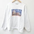 ヘインズ 00s 長袖スウェット ローマ グレー XL | 古着