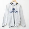 00s 長袖スウェット QUINN グレー XL | 古着