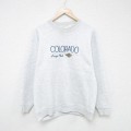 オニータ 90s 長袖スウェット コロラド刺繍 グレー M | 古着