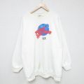 プラネットハリウッド 90s 長袖スウェット ダラス ホワイト XL | 古着