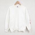 ラッセル 90s 長袖スウェット トランプ ホワイト M | 古着