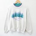 リー 90s 長袖スウェット ミシガン グレー XL | 古着