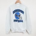 L★古着 フルーツオブザルーム 長袖 スウェット メンズ 90年代 90s フットボール クルーネック USA製 薄グレー 霜降り 25jun04 中古 スエット トレーナー トップス