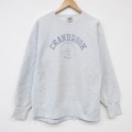 L★古着 リー Lee 長袖 スウェット メンズ 00年代 00s CRANBROOK クルーネック 薄グレー 霜降り 【spe】 25oct30 中古 スエット トレーナー トップス