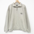 トミーバハマ 長袖ハーフジップトップス モックネック ベージュ XL | 古着