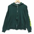 80s フルジップスウェット マートルビーチ グリーン XL | 古着