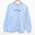 L★古着 長袖 ロック バンド スウェット メンズ テイラースウィフト クルーネック 水色 25nov17