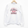 S★古着 ラッセル 長袖 スウェット メンズ COLERAIN クルーネック 白 25nov15