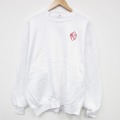 XL★古着 ジャージーズ 長袖 スウェット メンズ 90年代 90s MBS クルーネック USA製 白 25nov19