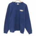L★古着 フルーツオブザルーム 長袖 スウェット メンズ 00年代 00s WEAR クルーネック 紺 25nov19