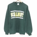 L★古着 ジャージーズ 長袖 スウェット メンズ 90年代 90s SCHALMONT クルーネック USA製 濃緑 25nov19