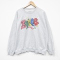 ロックバンドスウェット 霜降り グレー XL | 古着