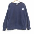 リー 00s 長袖スウェット マサチューセッツ ネイビー XL | 古着