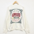 L★古着 フルーツオブザルーム 長袖 スウェット メンズ 90年代 90s アンティーク クルーネック USA製 薄ベージュ 25dec05