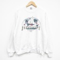 ジャージーズ 90s 長袖スウェット 船 ホワイト L | 古着