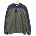 ビューグルボーイ 90s 長袖スウェット ワンポイント グリーン L | 古着