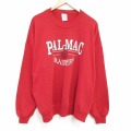 XL★古着 ジャージーズ 長袖 スウェット メンズ 90年代 90s インディアン 大きいサイズ クルーネック USA製 赤 25dec10