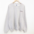 ラッセル 00s 長袖スウェット ワンポイントロゴ グレー XL | 古着