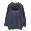 L★古着 長袖 フルジップ スウェット パーカー メンズ マイケルジョーダン エアジョーダン  黒 25dec12