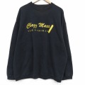 長袖スウェット Chazz ブラック XL | 古着